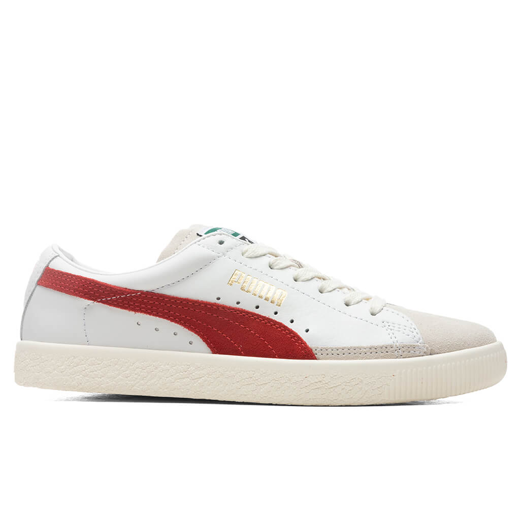 Basket VTG - White/High Risk Red