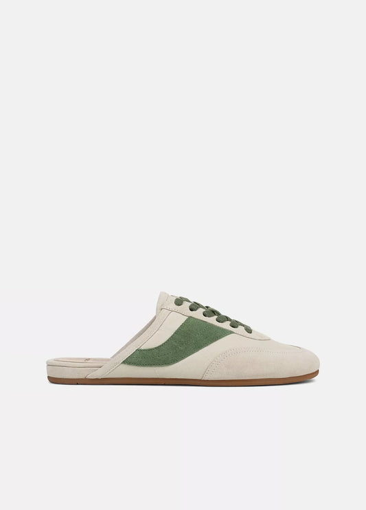 Solstice Suede Sneaker Mule - Moonlight Garden Green