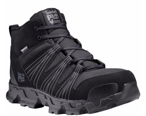 Timberland Pro Powertrain ESD Alloy Safety Toe Black Mens Work Boots A11QF