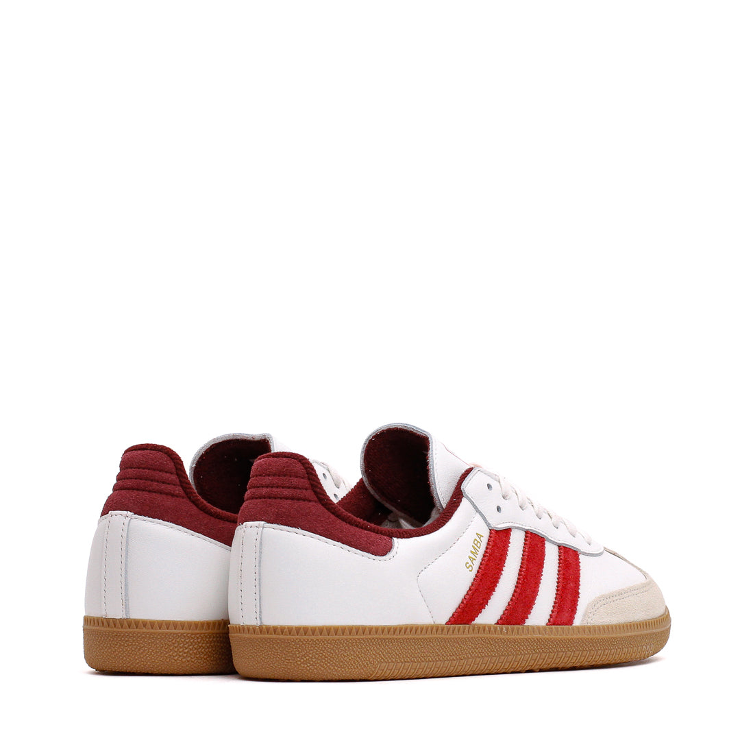Adidas Men Samba OG White Better Scarlet JI3201