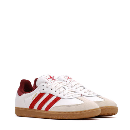 Adidas Men Samba OG White Better Scarlet JI3201