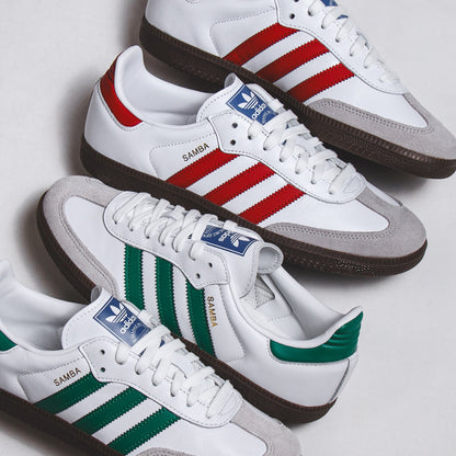 Adidas Originals Men Samba OG White Green IG1024