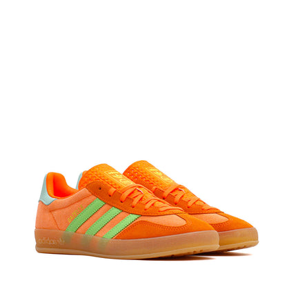 Adidas Women Gazelle Indoor Solar Orange Clear Mint JQ0193