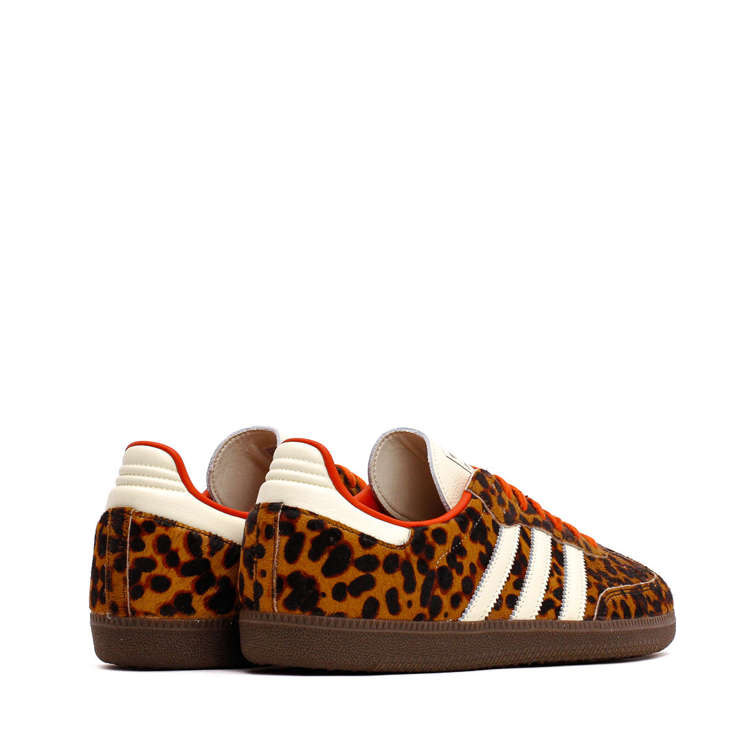 Adidas Women Samba OG Preloved Red Leopard Core JI2734