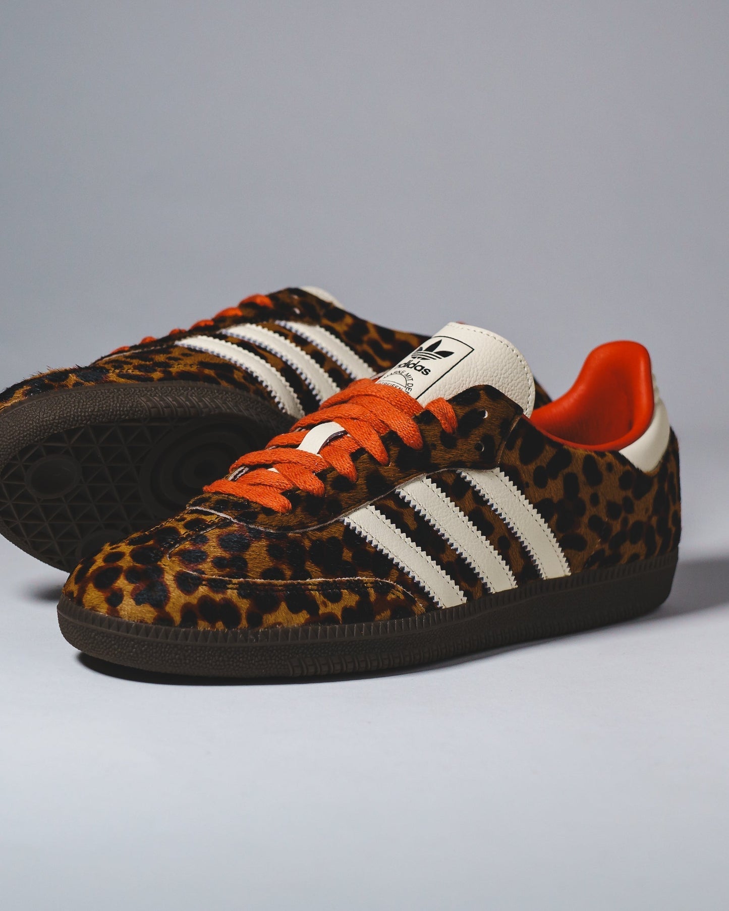 Adidas Women Samba OG Preloved Red Leopard Core JI2734