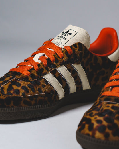 Adidas Women Samba OG Preloved Red Leopard Core JI2734