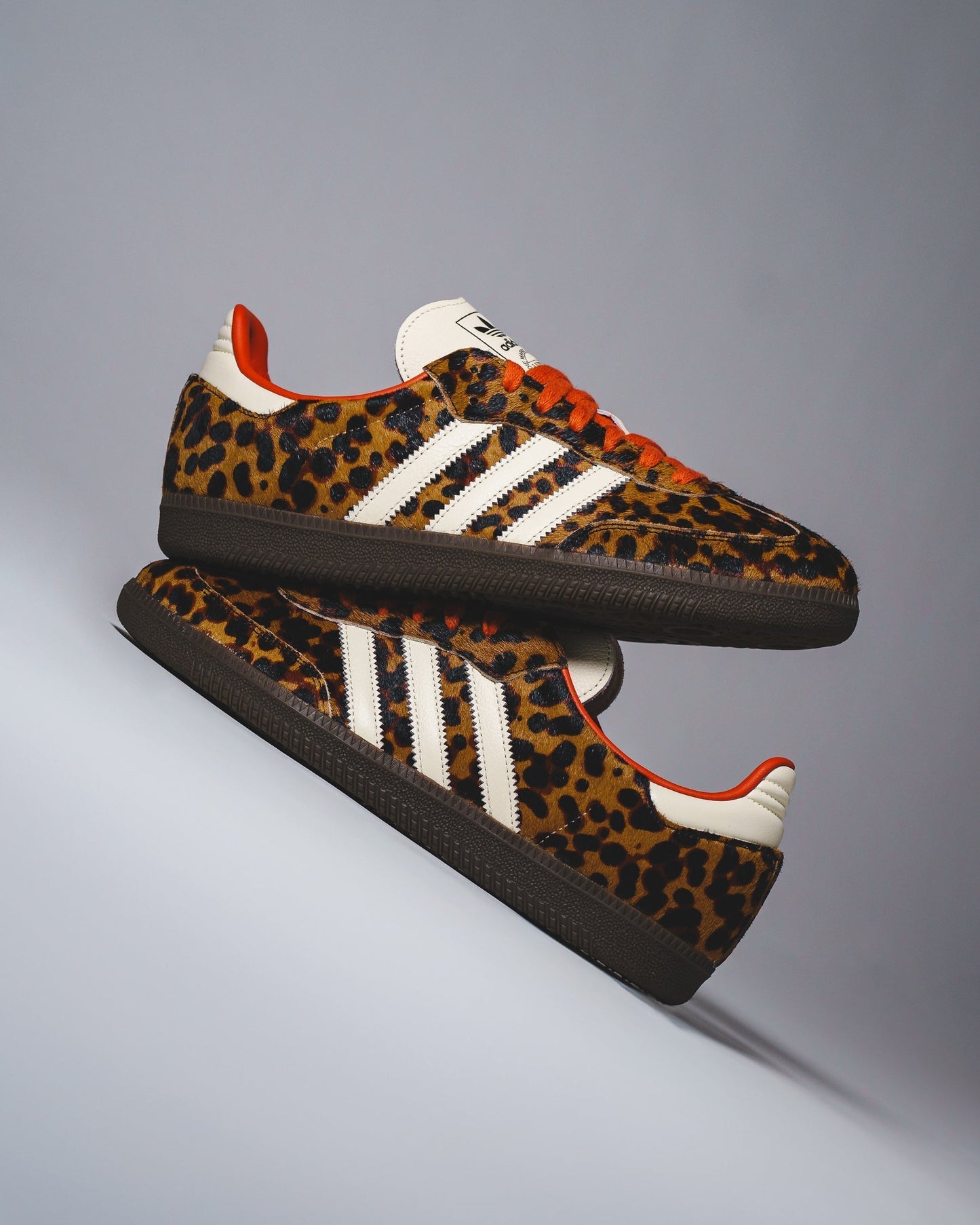 Adidas Women Samba OG Preloved Red Leopard Core JI2734