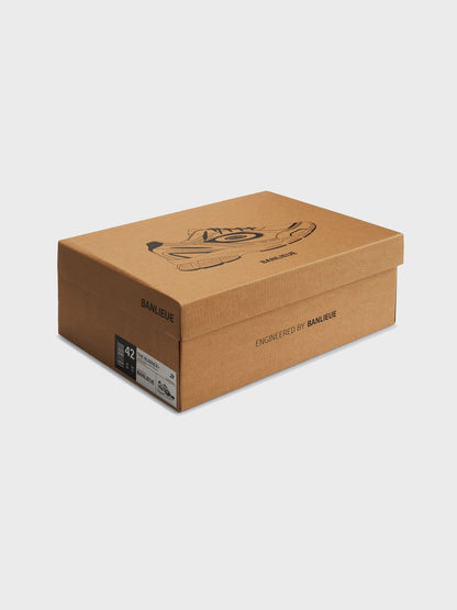 Banlieue The Runner+ Sneakers | White/Metallic Silver