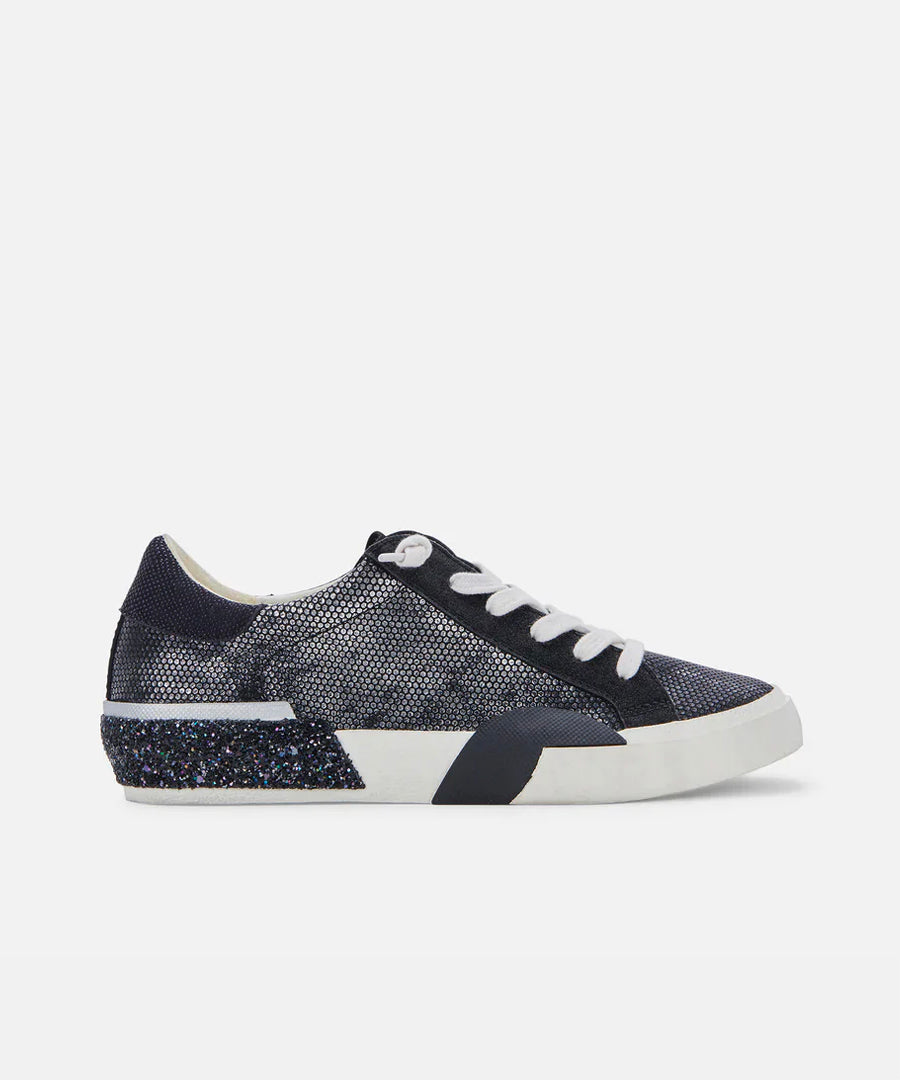 Zina Sneakers - Gunmetal Leather