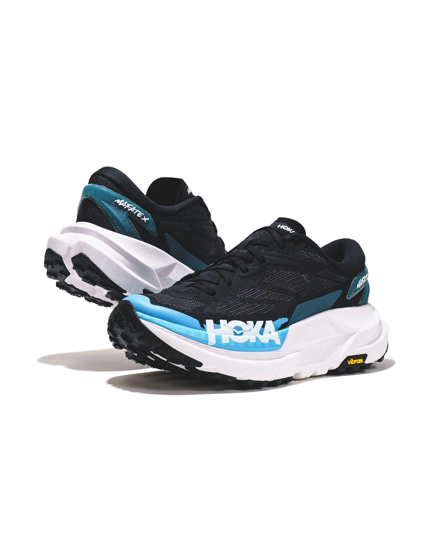 Hoka One One Men Mafate X Black Skyward Blue 1161990-BKSK