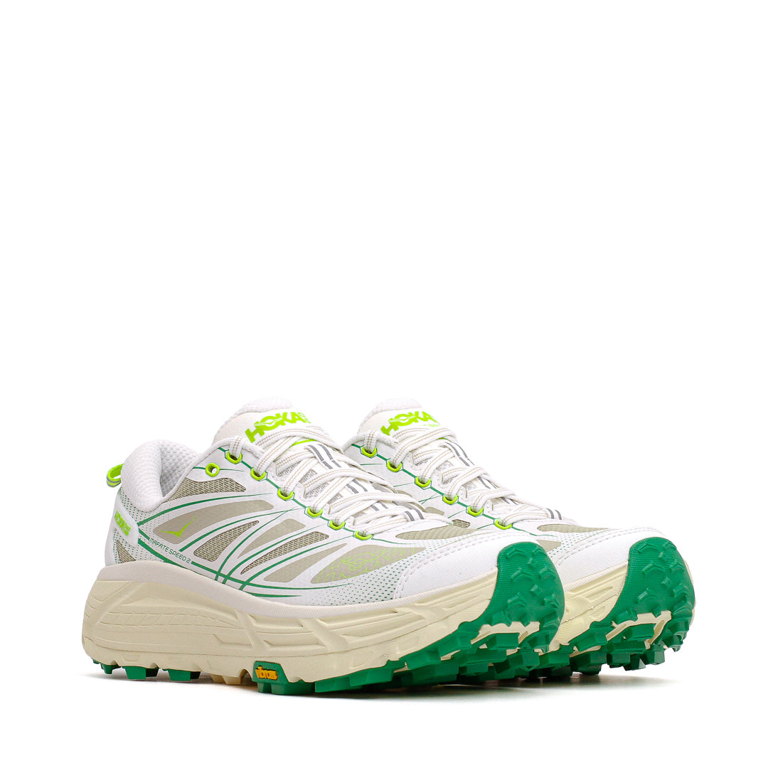 Hoka One One Unisex Mafate Speed 2 White Fresh Cut Grass 1126851-WTFR