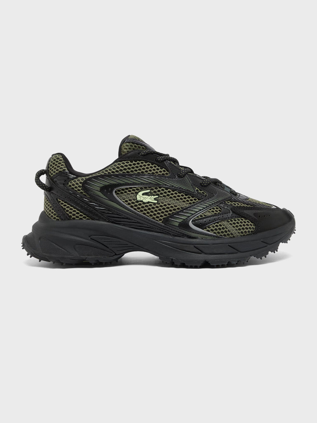 Lacoste L003 Neo Shot Sneakers | Black/Green