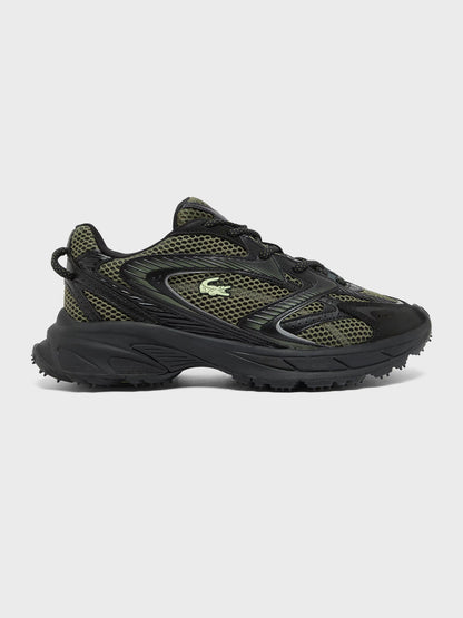 Lacoste L003 Neo Shot Sneakers | Black/Green