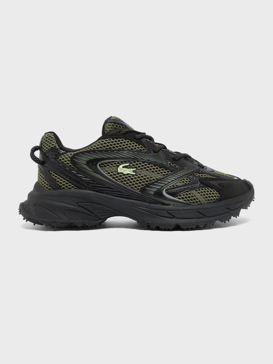 Lacoste L003 Neo Shot Sneakers | Black/Green