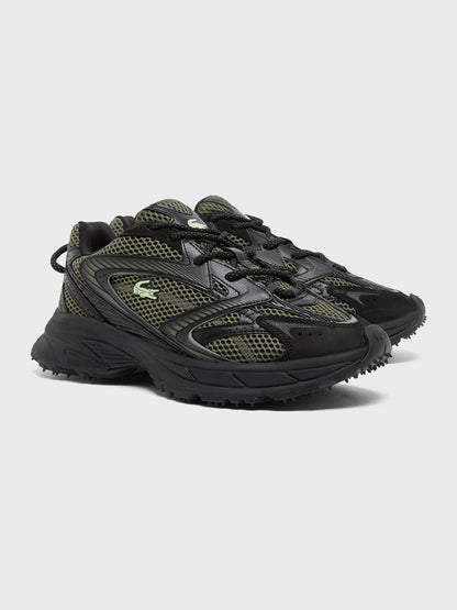 Lacoste L003 Neo Shot Sneakers | Black/Green