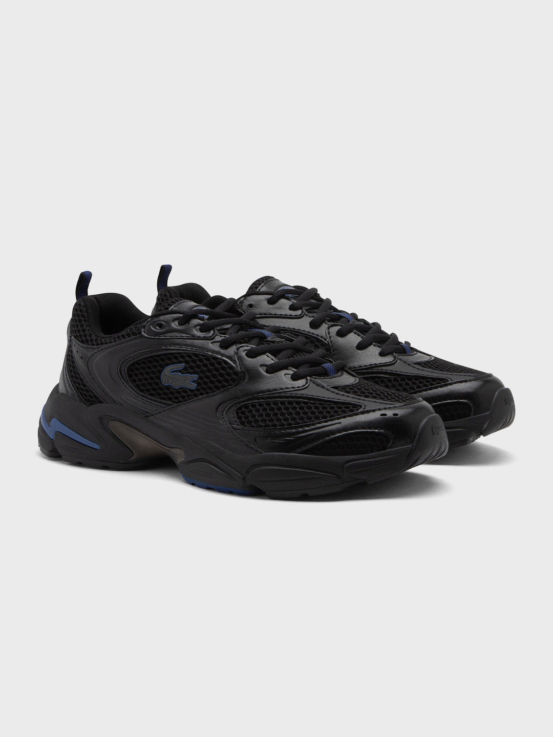 Lacoste Storm 96 Sneakers | Black/Blue