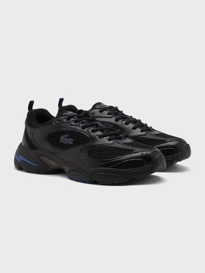 Lacoste Storm 96 Sneakers | Black/Blue