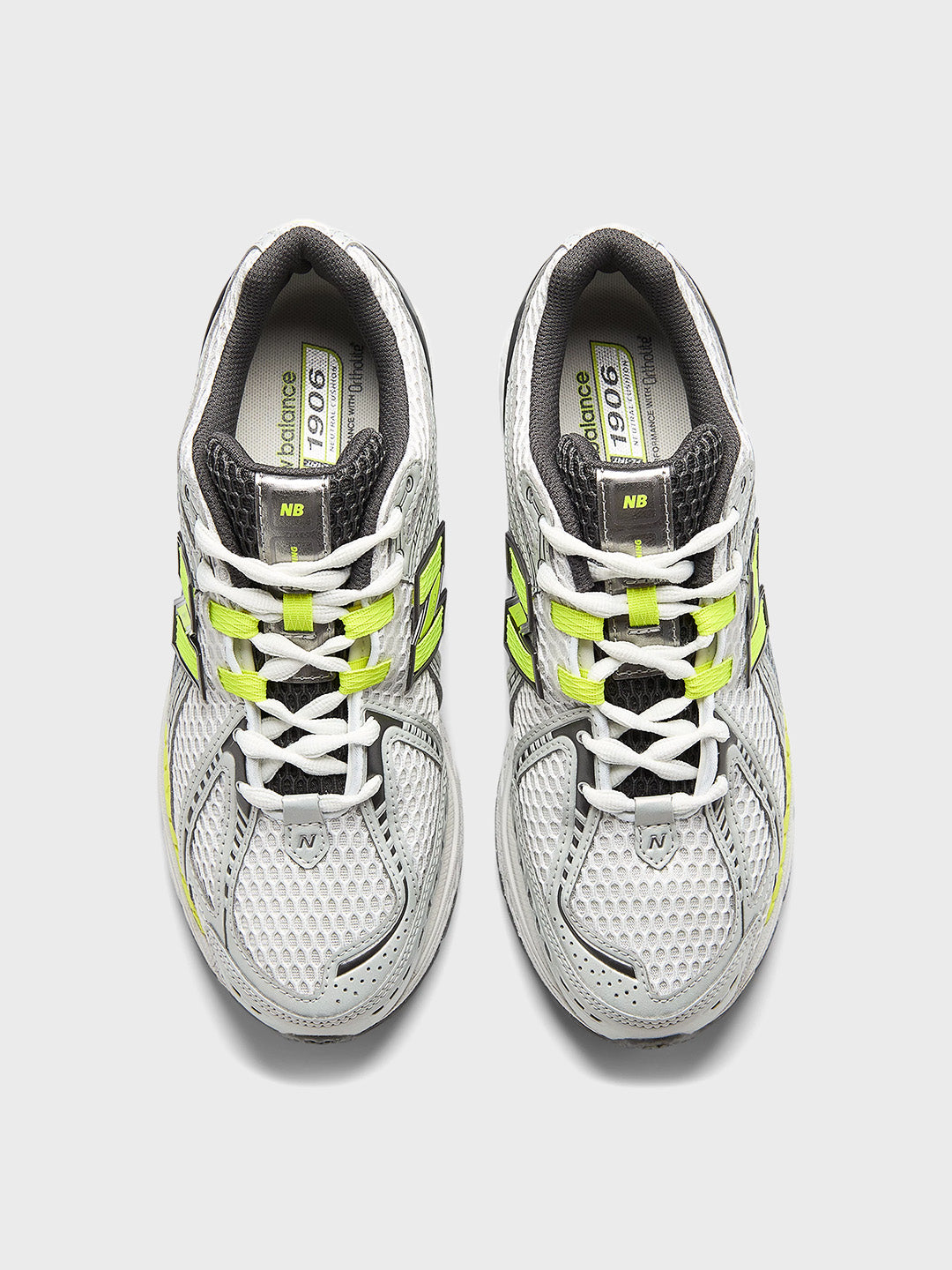New Balance 1906 Sneakers | Silver Metallic/Alkaline Green