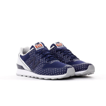 NEW BALANCE CLASSIC WOMEN BLUE WHITE DOTS RE-ENGINEERED WR996KP
