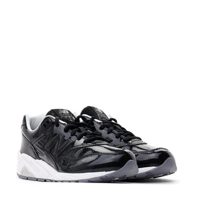 NEW BALANCE REVLITE WOMEN PATENT LEATHER BLACK SILVER WRT580MT