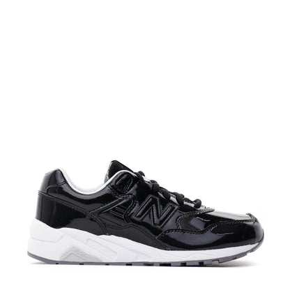 NEW BALANCE REVLITE WOMEN PATENT LEATHER BLACK SILVER WRT580MT