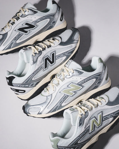 New Balance Unisex 204L Silver Metallic Black U204LSWD