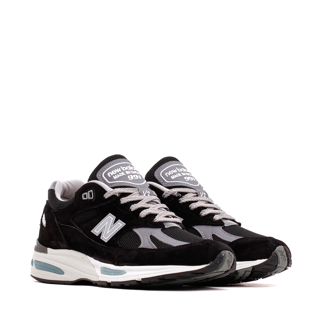 New Balance Unisex 991v2 Black Made In UK U991BK2