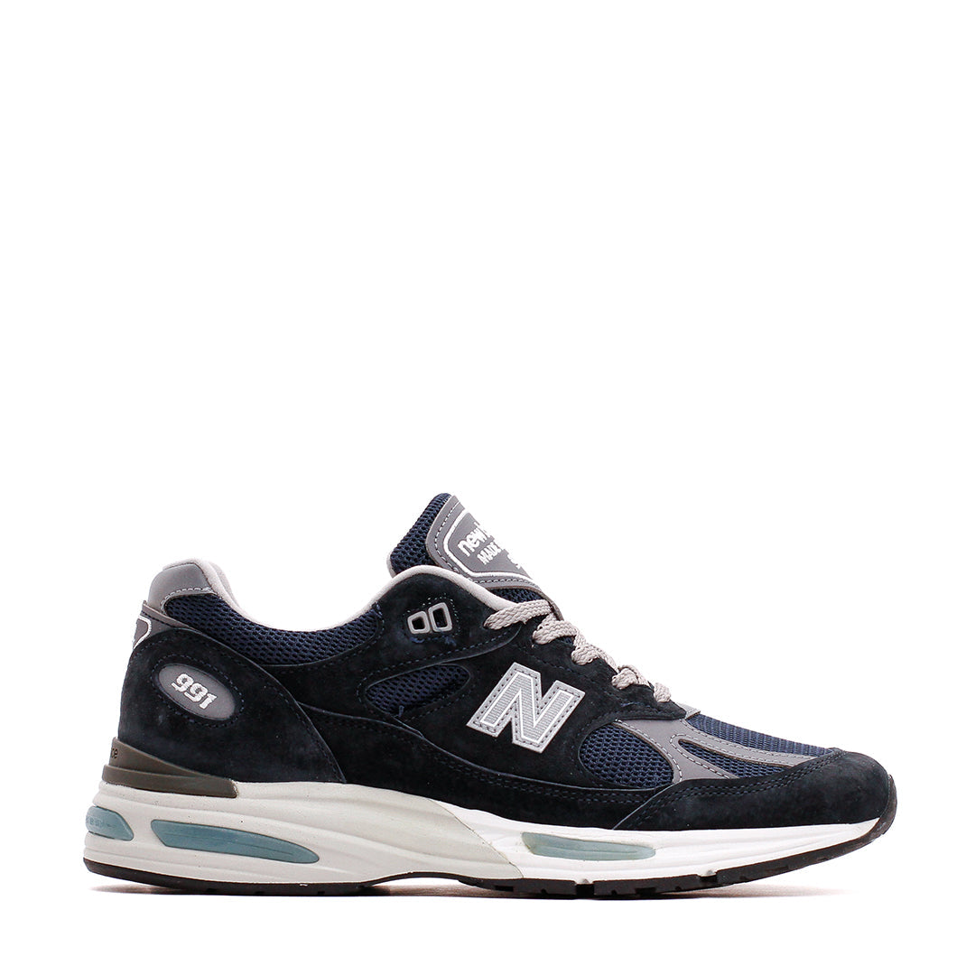 New Balance Unisex 991v2 Dark Navy Made In UK U991NV2