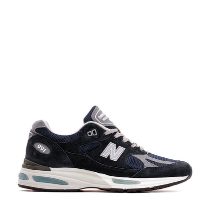 New Balance Unisex 991v2 Dark Navy Made In UK U991NV2
