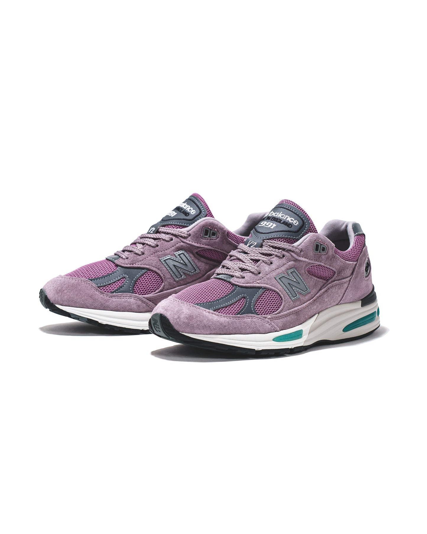 New Balance Unisex Made in UK 991v2 Polignac Toadstool U991RR2