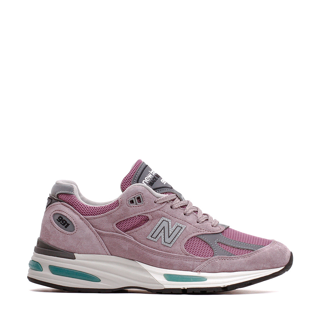 New Balance Unisex Made in UK 991v2 Polignac Toadstool U991RR2