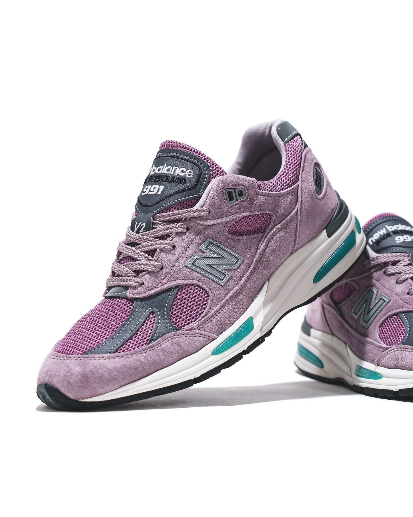 New Balance Unisex Made in UK 991v2 Polignac Toadstool U991RR2