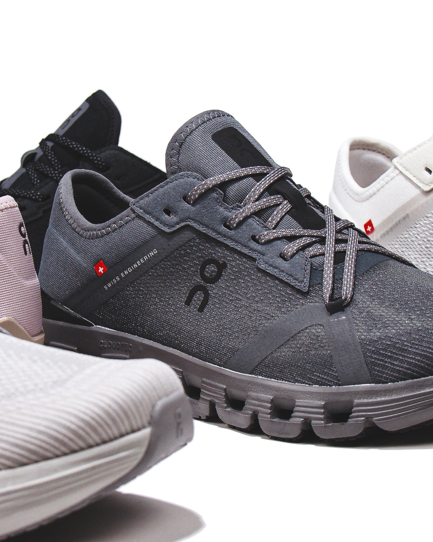 ON Women Cloud X 4 AD Black Asphalt Core 3WF10170397