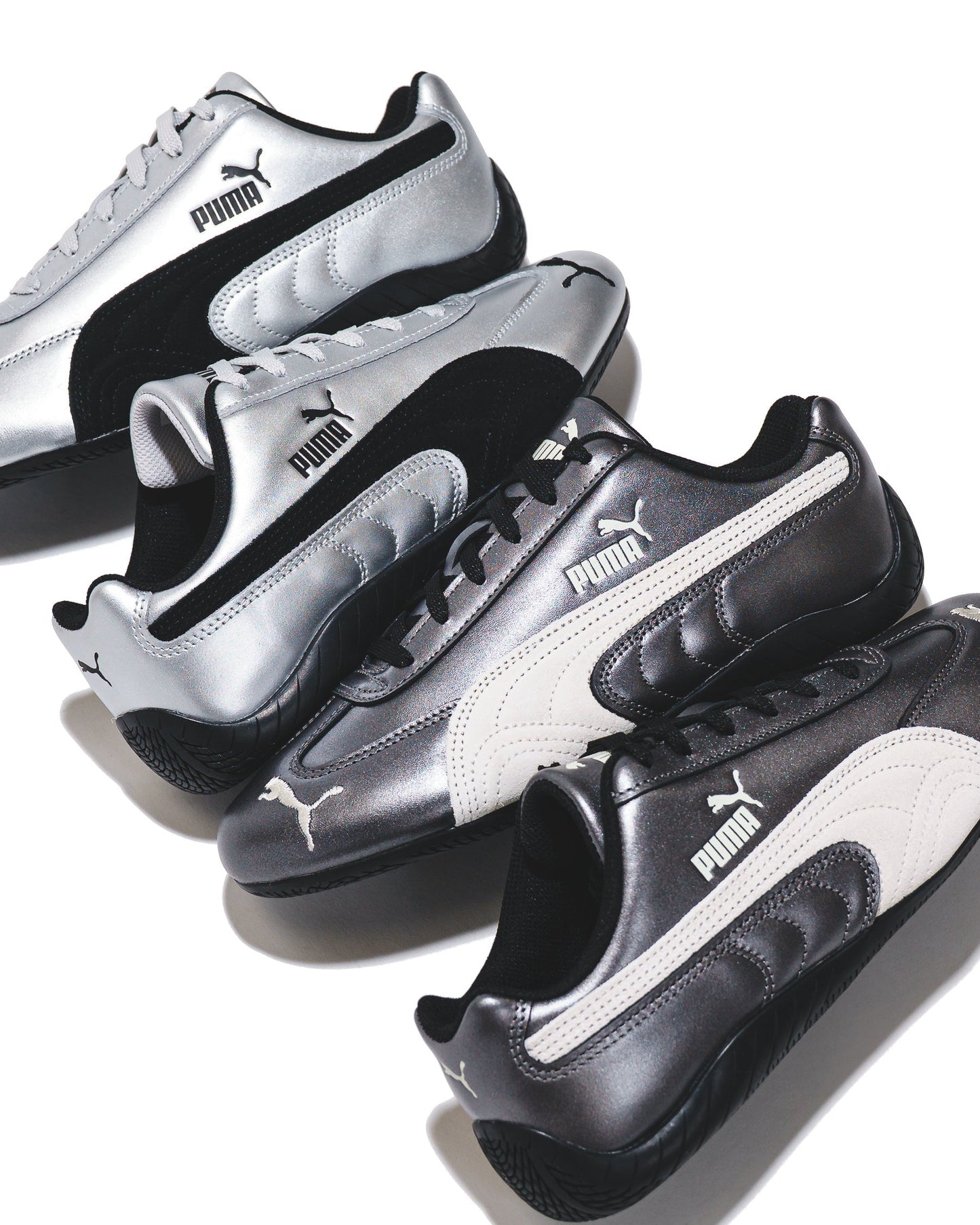 Puma Women Speedcat Metallic Black Warm White 405357-02
