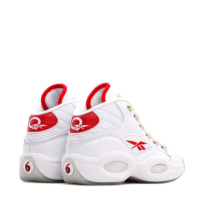 Reebok Classics Basketball Men Question Mid Allen Iverson Dr J #6 White Red GX0230