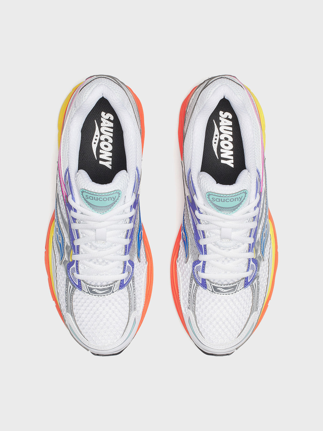 Saucony Progrid Omni 9 Sneakers | White/Multi