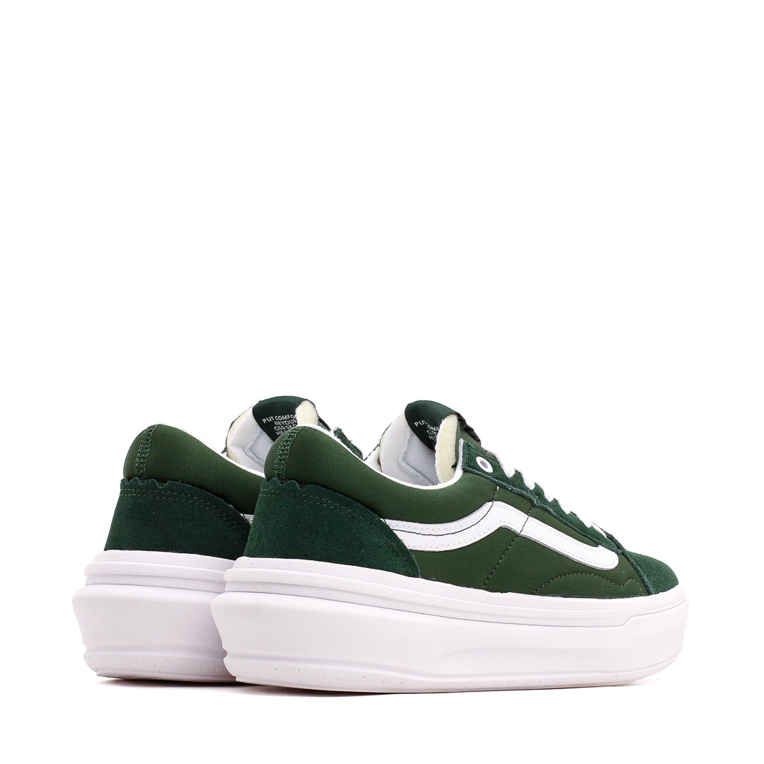 Vans Men Old Skool Overt CC Dark Green White VN0A7Q5EDGY