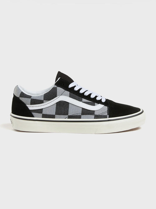 Vans Old Skool Sneakers | Mono Checkerboard Black